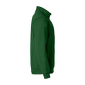Bottle Green - Lifestyle - Clique Unisex Adult Basic Half Zip Sweatshirt