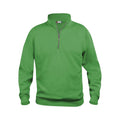 Apple Green - Front - Clique Unisex Adult Basic Half Zip Sweatshirt