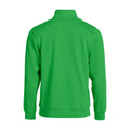 Apple Green - Back - Clique Unisex Adult Basic Half Zip Sweatshirt