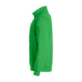 Apple Green - Side - Clique Unisex Adult Basic Half Zip Sweatshirt