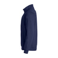 Dark Navy - Side - Clique Unisex Adult Basic Half Zip Sweatshirt