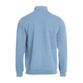 Light Blue - Back - Clique Unisex Adult Basic Half Zip Sweatshirt