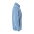 Light Blue - Lifestyle - Clique Unisex Adult Basic Half Zip Sweatshirt