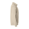 Light Khaki - Lifestyle - Clique Unisex Adult Basic Half Zip Sweatshirt