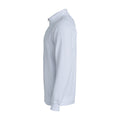 White - Side - Clique Unisex Adult Basic Half Zip Sweatshirt