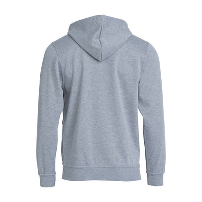 Grey Melange - Back - Clique Childrens-Kids Basic Hoodie