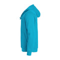 Turquoise - Side - Clique Childrens-Kids Basic Hoodie