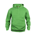 Apple Green - Front - Clique Childrens-Kids Basic Hoodie