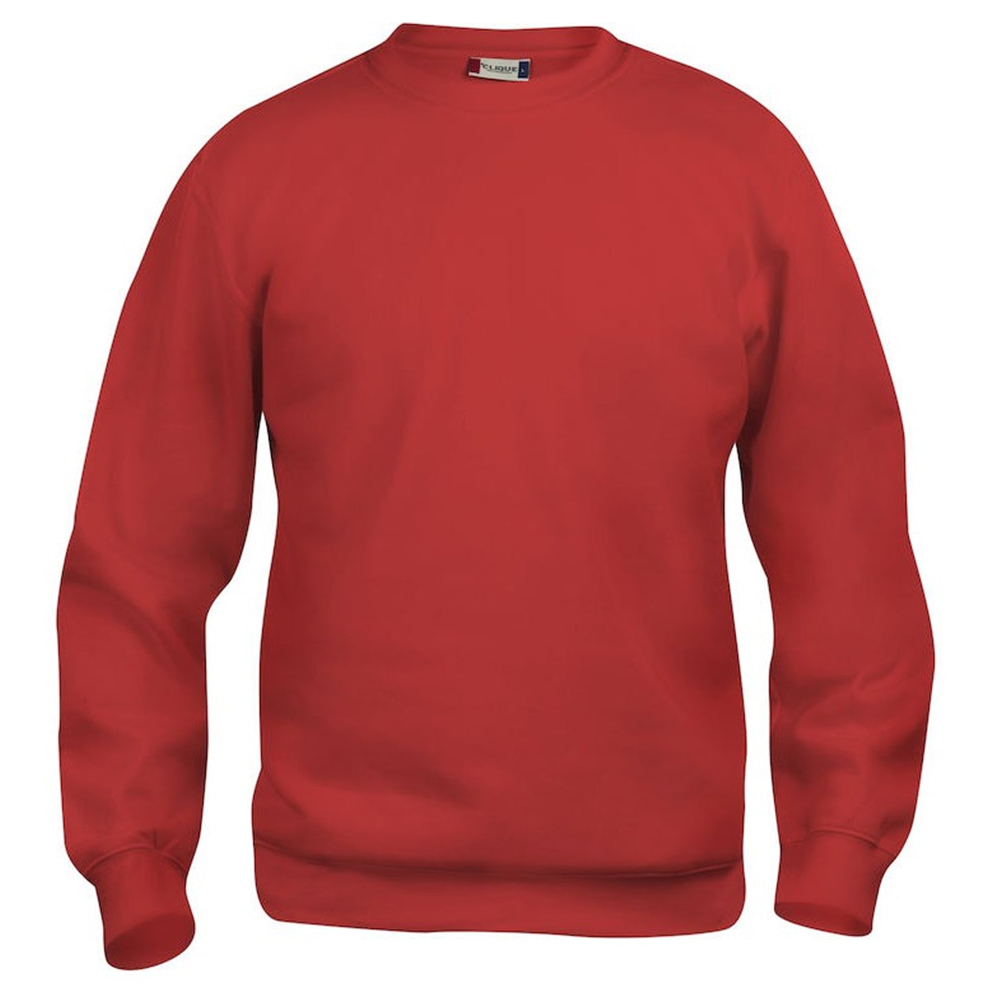 Red - Front - Clique Unisex Adult Basic Round Neck Sweatshirt