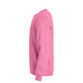 Bright Pink - Side - Clique Unisex Adult Basic Round Neck Sweatshirt