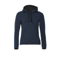 Dark Navy - Front - Clique Womens-Ladies Classic Hoodie
