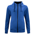 Royal Blue - Front - Clique Womens-Ladies Classic Full Zip Hoodie