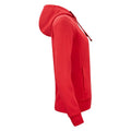 Red - Side - Clique Womens-Ladies Classic Full Zip Hoodie