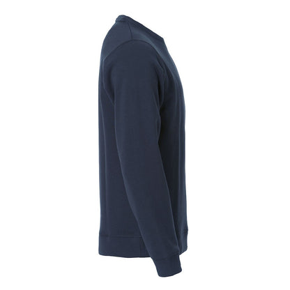 Dark Navy - Back - Clique Unisex Adult Classic Melange Round Neck Sweatshirt