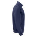 Dark Navy - Side - Clique Unisex Adult Basic Active Quarter Zip Sweatshirt