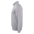 Grey Melange - Lifestyle - Clique Unisex Adult Basic Active Quarter Zip Sweatshirt