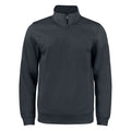 Black - Front - Clique Unisex Adult Basic Active Quarter Zip Sweatshirt