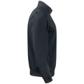 Black - Side - Clique Unisex Adult Basic Active Quarter Zip Sweatshirt