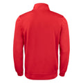 Red - Back - Clique Unisex Adult Basic Active Quarter Zip Sweatshirt