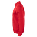 Red - Lifestyle - Clique Unisex Adult Basic Active Quarter Zip Sweatshirt