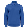 Royal Blue - Front - Clique Unisex Adult Basic Active Quarter Zip Sweatshirt