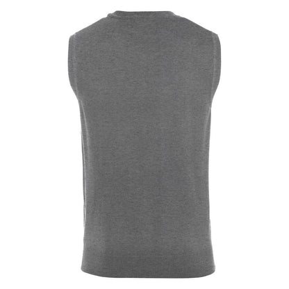 Grey Melange - Back - Clique Mens Adrian Vest
