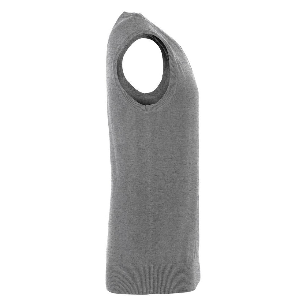Grey Melange - Side - Clique Mens Adrian Vest