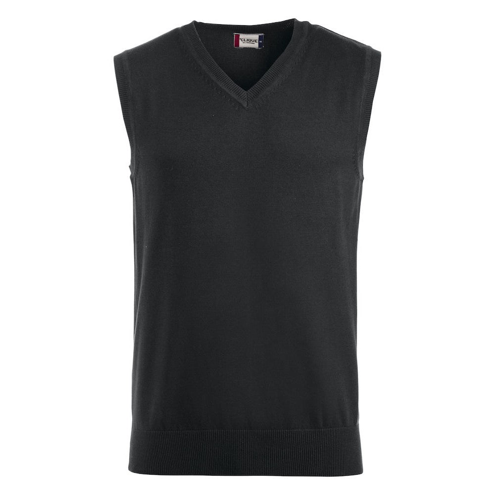 Black - Front - Clique Mens Adrian Vest