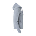 Grey Melange - Lifestyle - Clique Womens-Ladies Plain Full Zip Hoodie