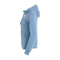 Light Blue - Lifestyle - Clique Womens-Ladies Plain Full Zip Hoodie