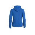 Royal Blue - Back - Clique Womens-Ladies Plain Full Zip Hoodie