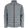 Grey - Front - Clique Womens-Ladies Plain Full Zip Hoodie