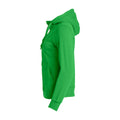 Apple Green - Side - Clique Womens-Ladies Plain Full Zip Hoodie