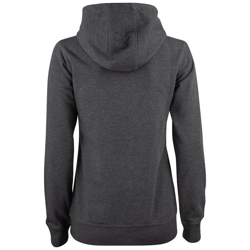 Anthracite Melange - Back - Clique Womens-Ladies Premium Melange Hoodie