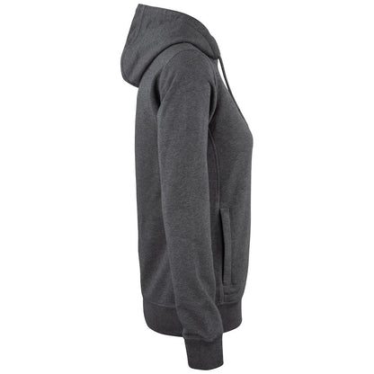 Anthracite Melange - Side - Clique Womens-Ladies Premium Melange Hoodie