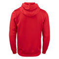 Red - Back - Clique Unisex Adult Basic Active Hoodie