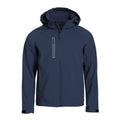 Dark Navy - Front - Clique Mens Milford Soft Shell Jacket