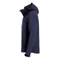 Dark Navy - Side - Clique Mens Milford Soft Shell Jacket