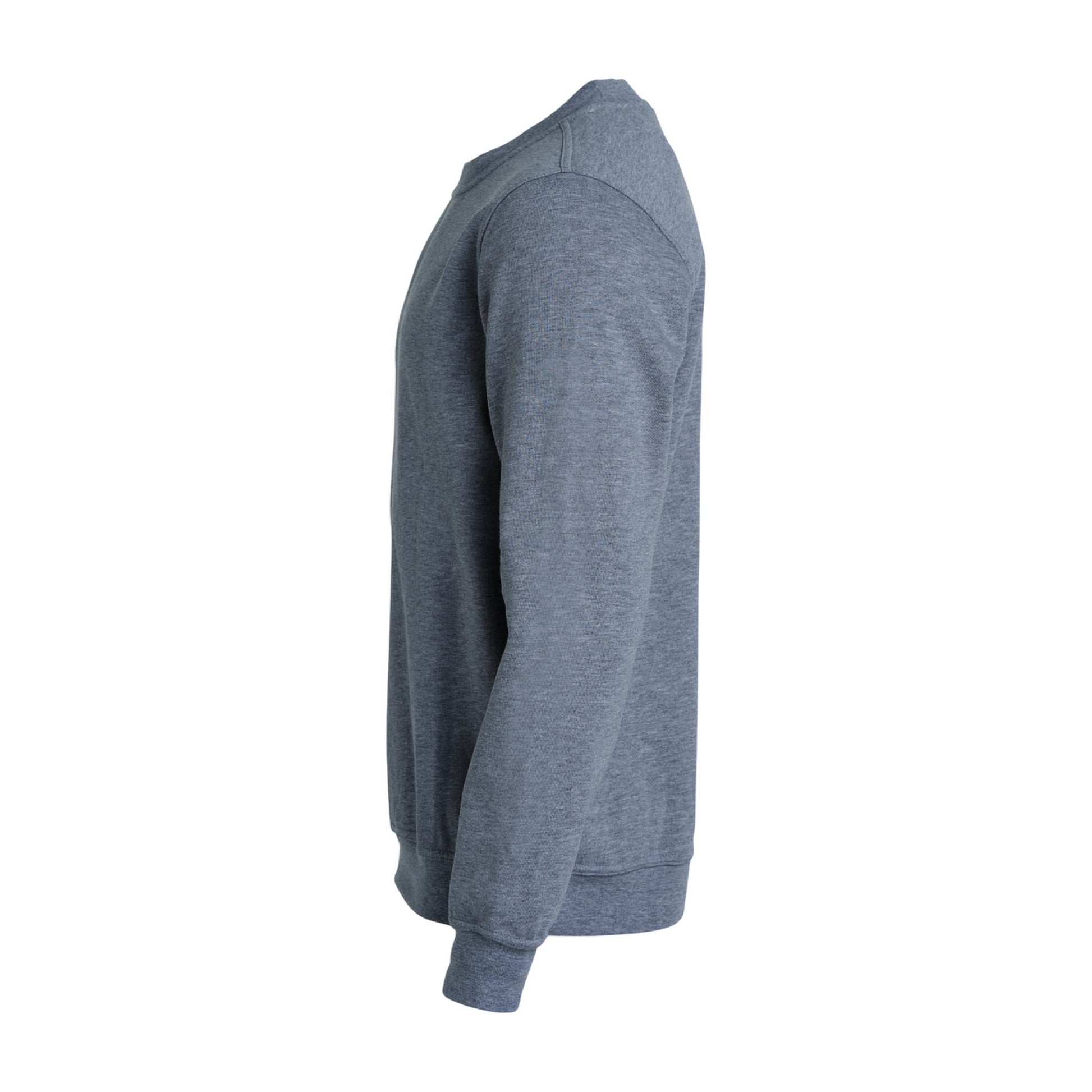 Grey Melange - Lifestyle - Clique Childrens-Kids Basic Round Neck Sweatshirt