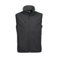 Black - Front - Clique Mens Basic Softshell Gilet
