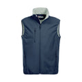 Dark Navy - Front - Clique Mens Basic Softshell Gilet