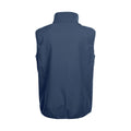 Dark Navy - Back - Clique Mens Basic Softshell Gilet