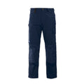 Navy - Front - Projob Mens Cargo Trousers