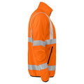 Orange-Black - Lifestyle - Projob Mens Light High-Vis Soft Shell Jacket