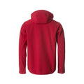 Red - Back - Clique Mens Soft Shell Jacket