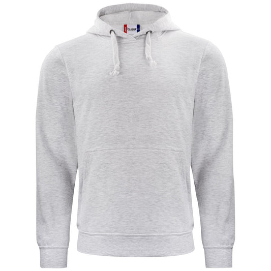 Ash - Front - Clique Unisex Adult Basic Hoodie