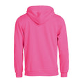 Bright Cerise - Back - Clique Unisex Adult Basic Hoodie