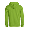 Light Green - Back - Clique Unisex Adult Basic Hoodie