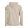 Light Khaki - Back - Clique Unisex Adult Basic Hoodie