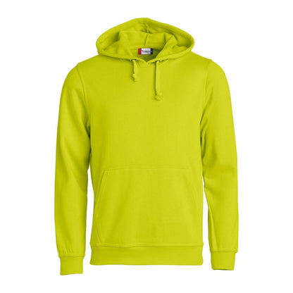 Visibility Green - Front - Clique Unisex Adult Basic Hoodie
